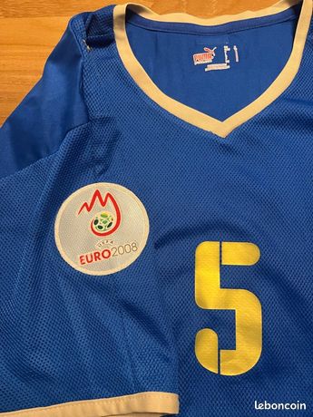 Maillot de football vintage extérieur équipe d'Italie N°5 Cannavaro 2008-2009 3701341444238