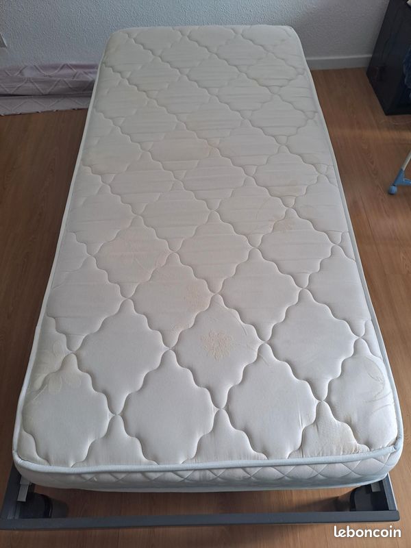 Sommier et matelas 1 personne 200X90 (image 5)