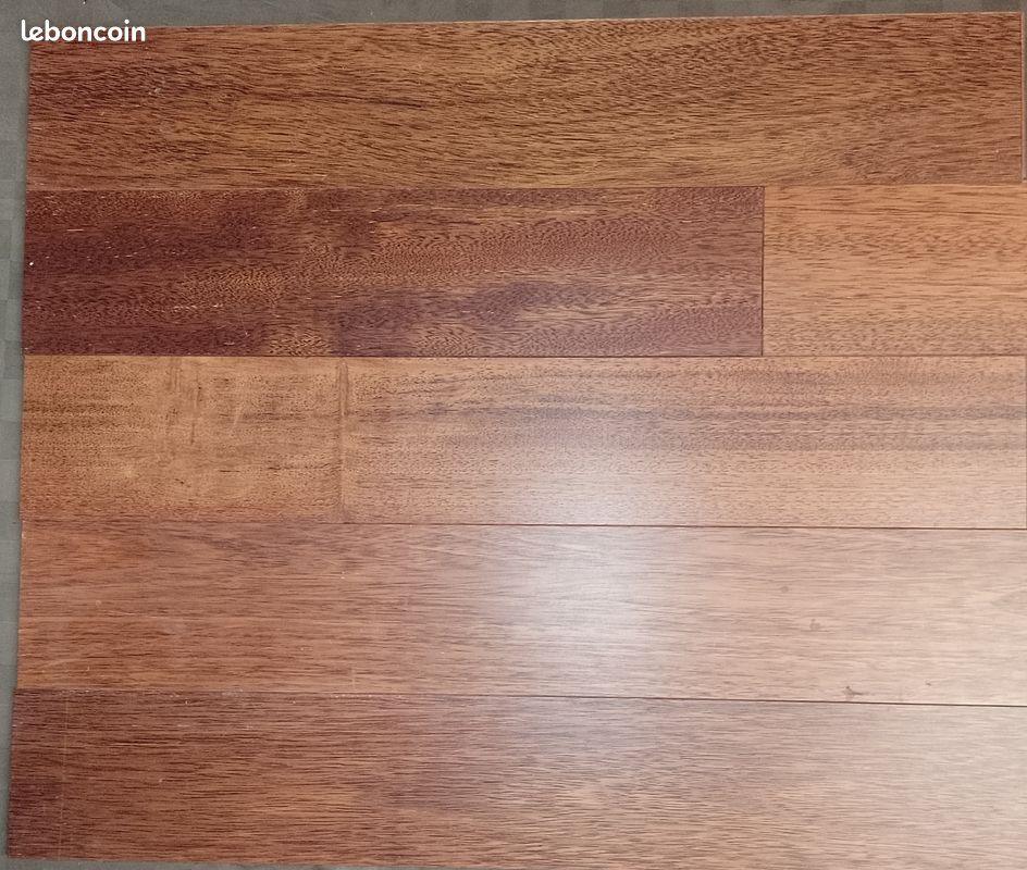 Parquet bois massif merbau - 42 m² (image 3)