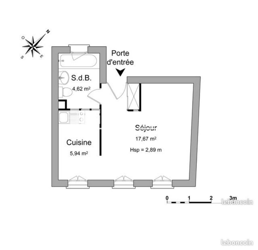 Appartement 1 pièce 28 m² · à Albi · 28 m² · 410 €