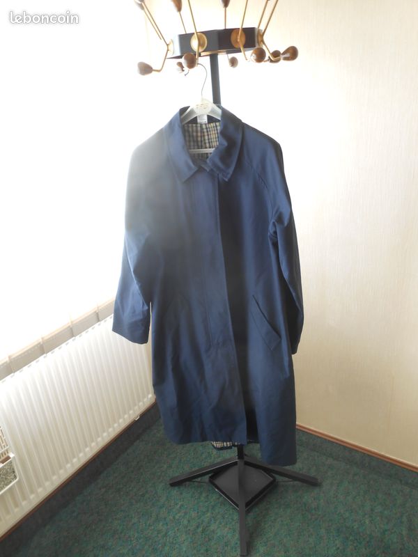 Imperméable femme bleu marine (image 1)
