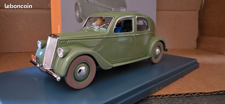 Voiture Tintin Aprilia Emir N°44 1/24 - Moulinsart, Neuve Sous Blister Scellé