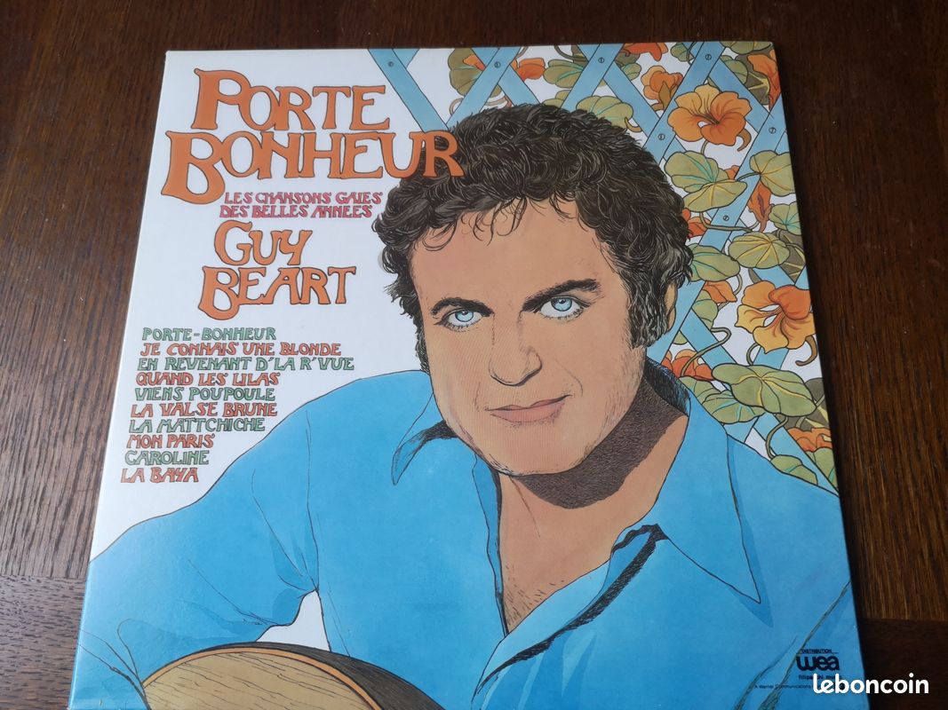 Guy Beart Porte Bonheur vinyle 33 tours (image 1)