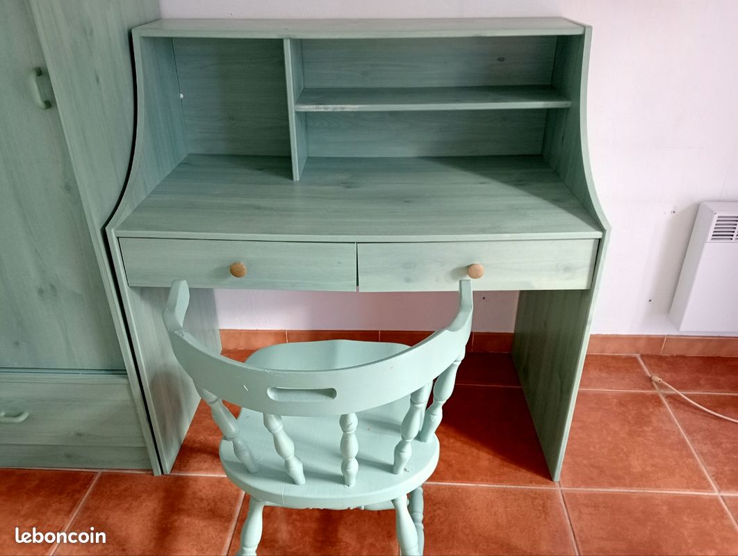 Ensemble armoire, bureau, chaise (image 3)