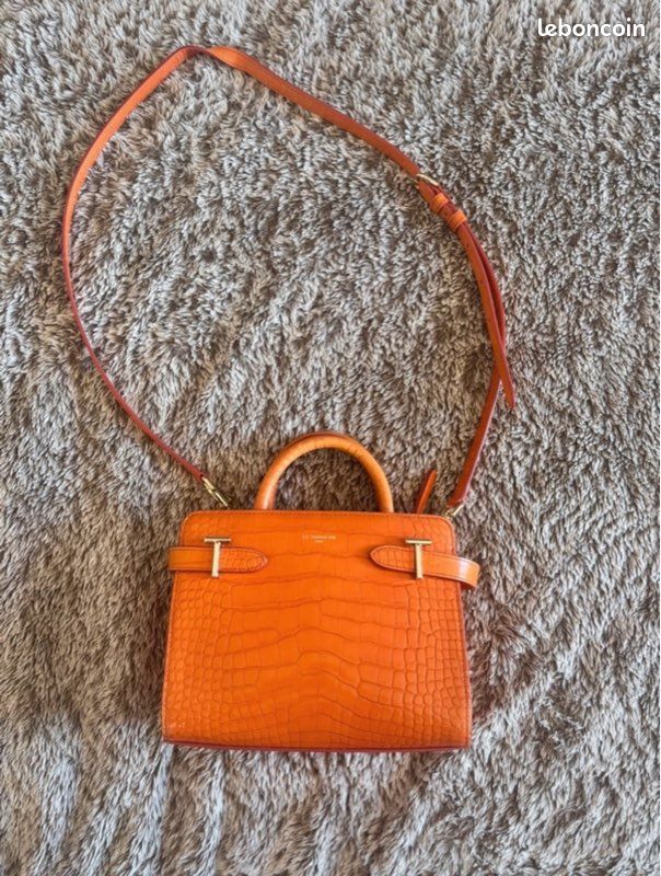 Handbag Sac Le Tanneur Orange Sac Le Tanneur Orange Accessoires