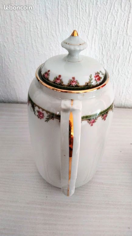 Cafetière et pot à lait ancien (image 8)