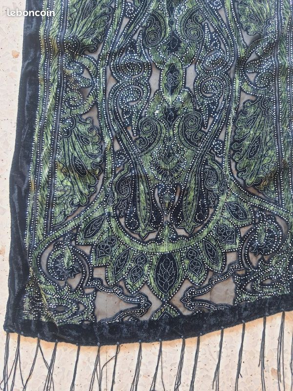 Foulard écharpe de fête en velour (image 2)