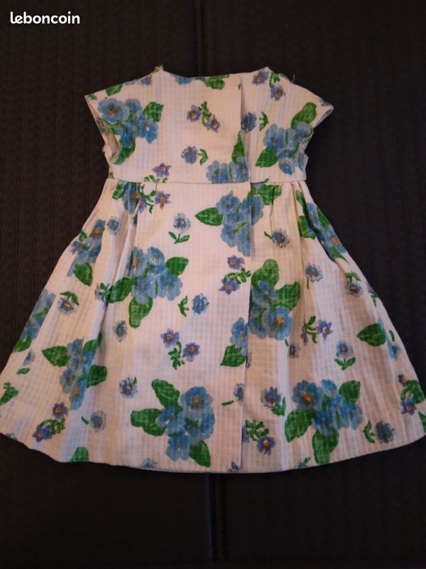 Jolie Robe Ancienne Pour Poupée - Vintage Et Chic