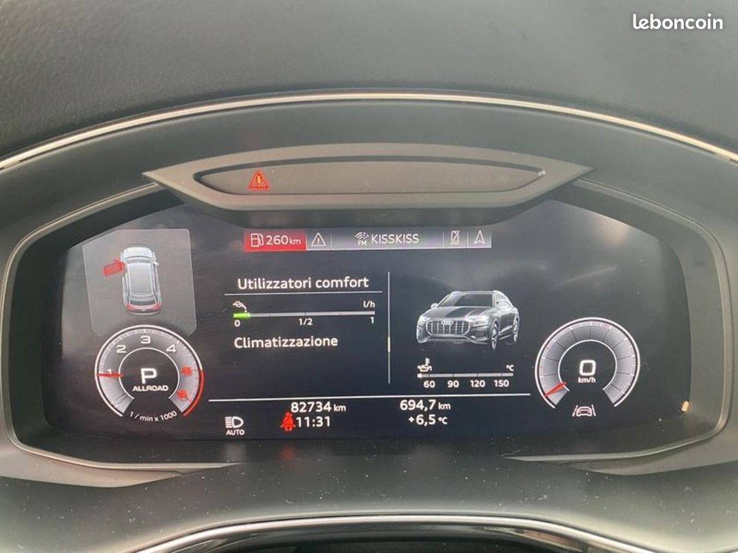 Audi Q8 V6 286 CH 50 TDI HYBRID - QUATTRO - SLINE - NAVIGATION MMI (image 11)
