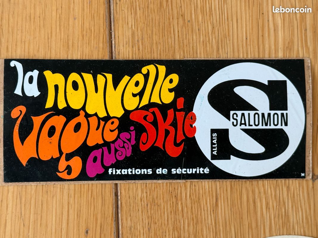Autocollants - AUTOCOLLANT PUBLICITAIRE STICKERS ANNÉES 80 LOOK NEVADA Ski Coq Francais 957361856