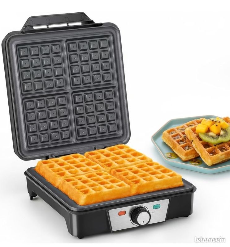 Mini Gaufrier Pour Gaufres Classiques,Petit Gaufrier Avec Revêtement