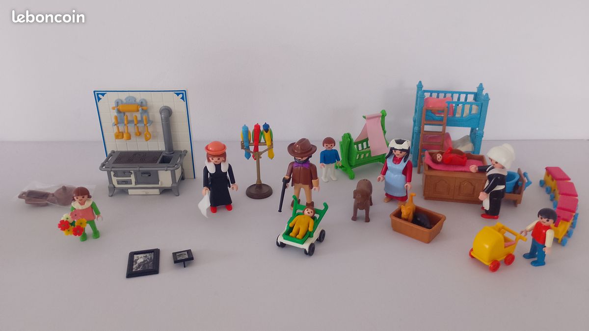 Pièce De Rechange PLAYMOBIL Vintage - Toit D'angle Pour Maison 5300 5305, Occasion, Parfait Pour Restauration
