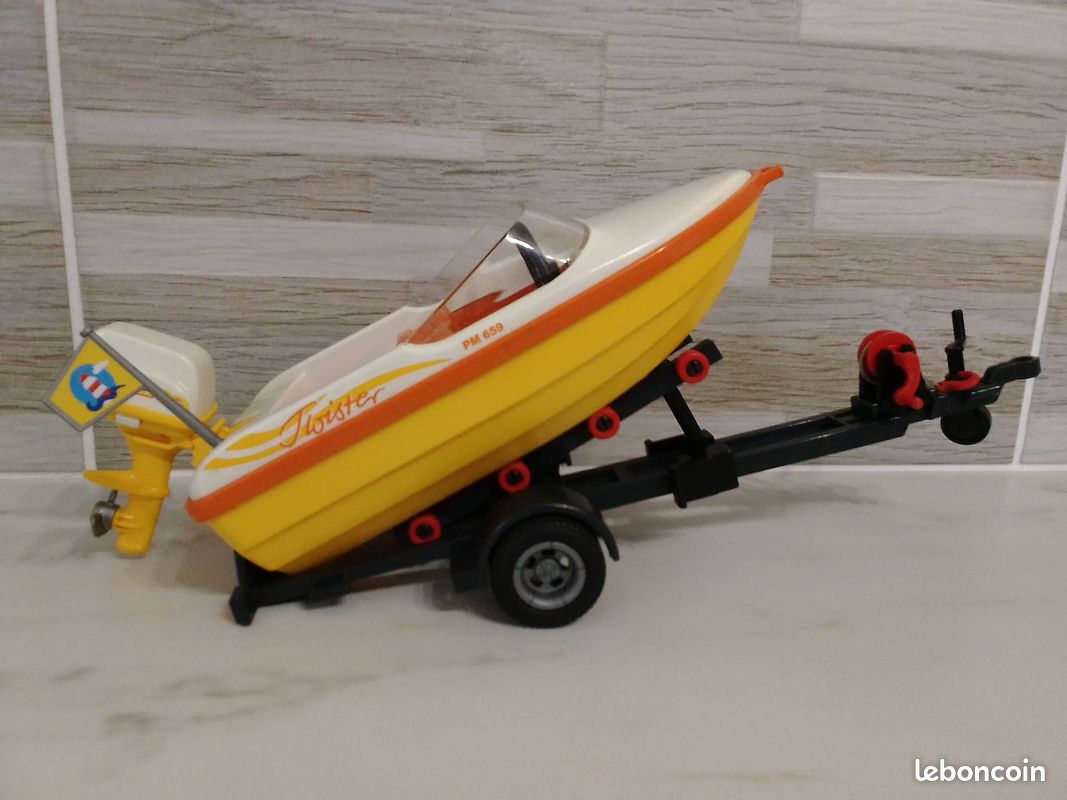 Bateau + Remorque Playmobil (image 4)