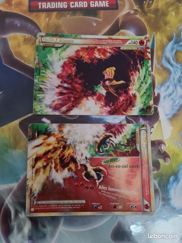 Cartes Pokemon Ho-Oh LEGENDE - 111/123 et 112/123 - Collection Cartes Pokemon Ho-Oh LEGENDE - 111/123 et 112/123 - Collection