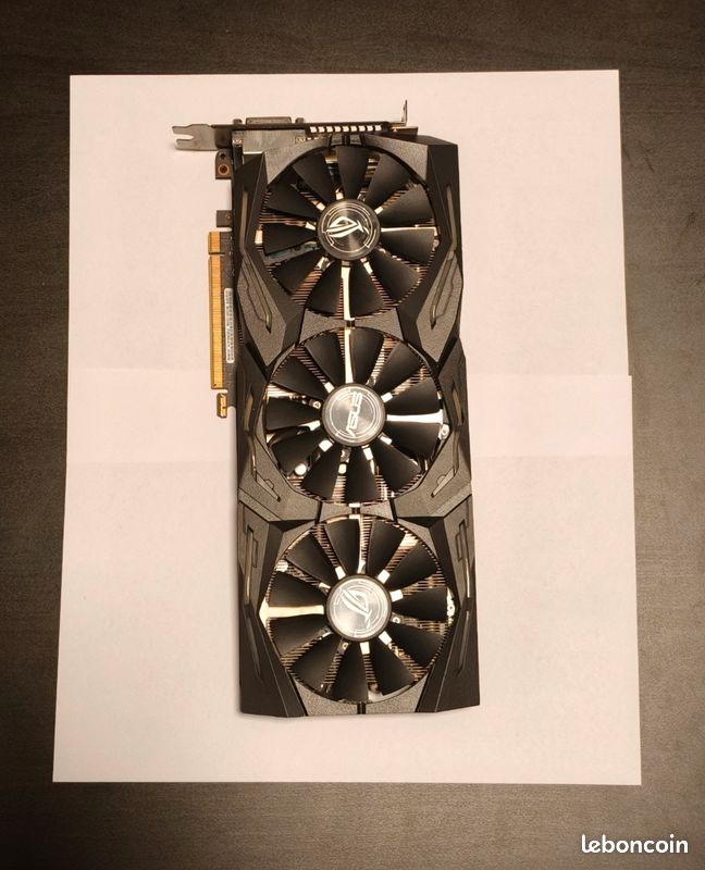 Carte Graphique ASUS GTX 1070 8 Go – Occasion En Bon état, Parfait Pour Le Gaming