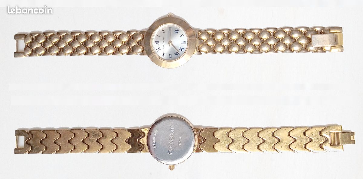 Montre Femme GÉRARD PASQUIER Avec Breloque - Bracelet Cuir - Occasion