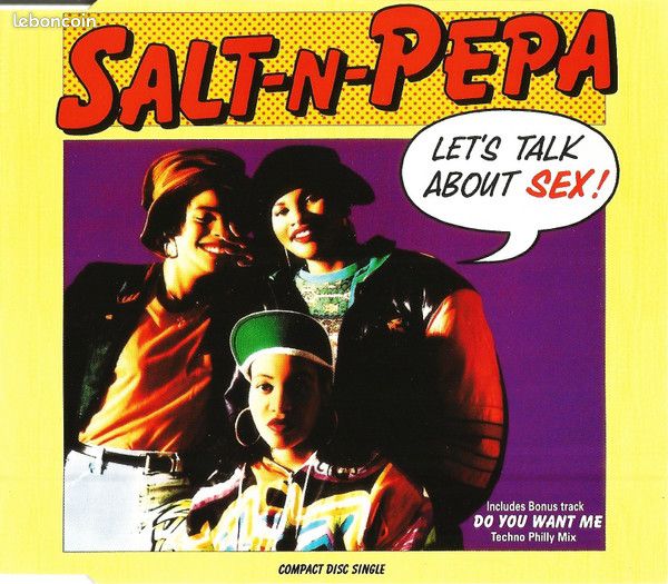 Salt-N-Pepa – Let's Talk About Sex - CD MAXI 4 TITRES (image 1)