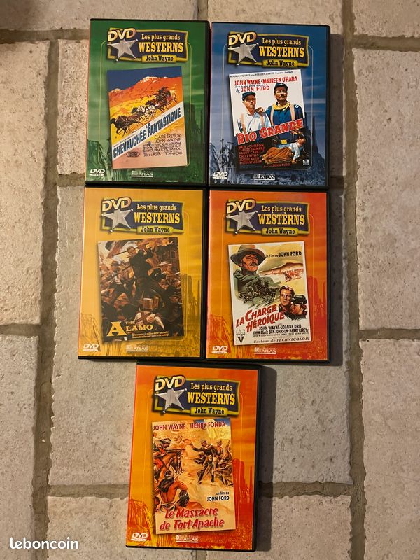 5 DVD John Wayne western (image 1)