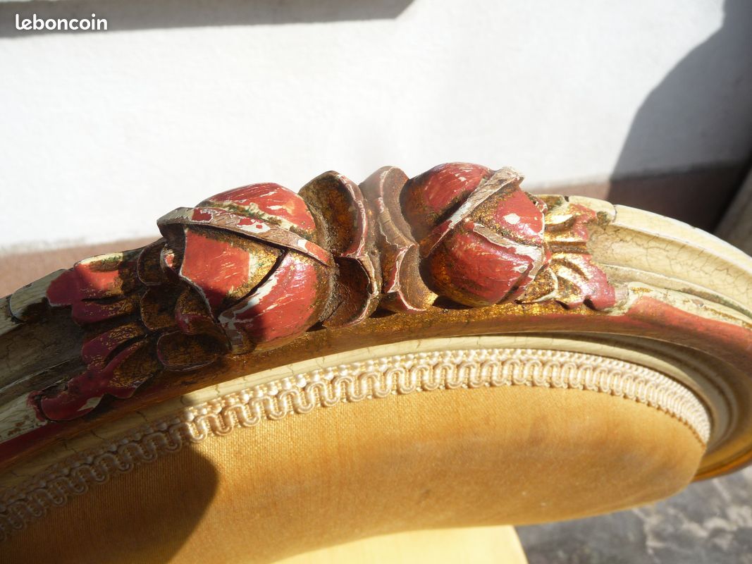 Chaise en bois et tissu (image 6)