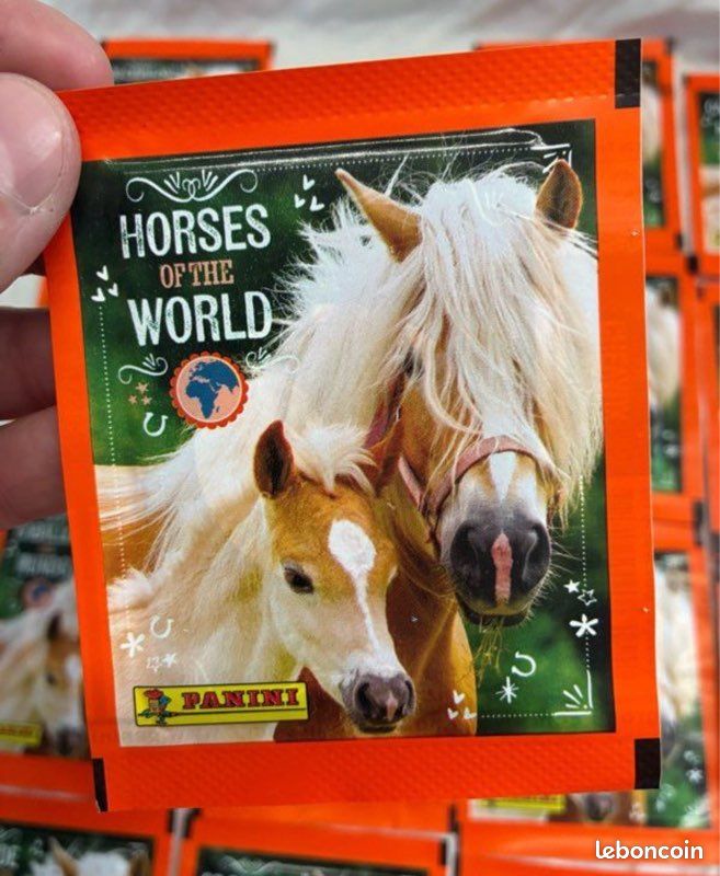 Panini Chevaux Du Monde 2025 – Boîte De 36 Pochettes, 180 Stickers, Collection Chevaux D'Europe, Amérique, Asie, Afrique