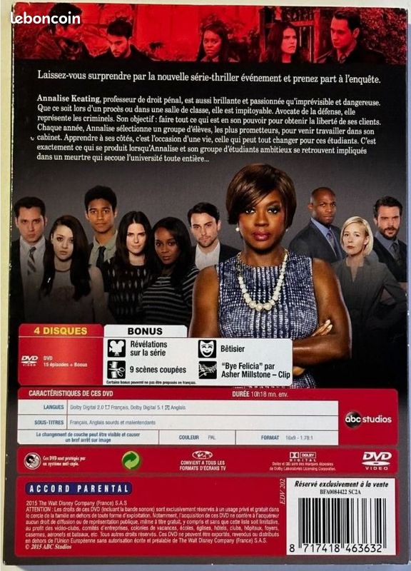 Murder - Saison 1 (dvd) Série (image 2)