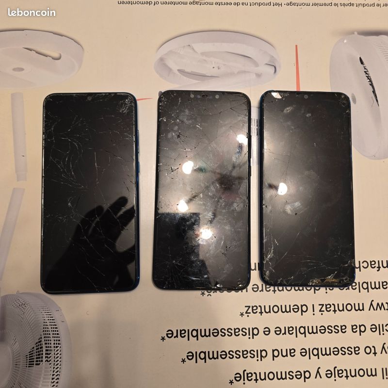 Lot de 3 Huawei PSmart 2020 128Go fonctionnel a 34 (image 1)