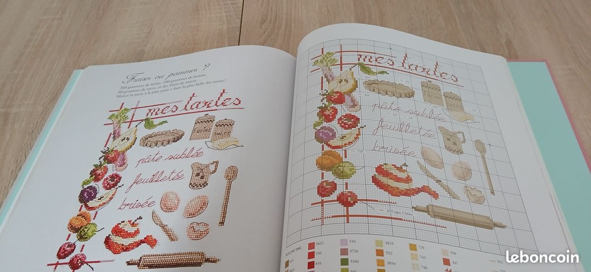 Livre DOUCEURS ET GOURMANDISES au point de croix de Véronique Enginger (image 5)