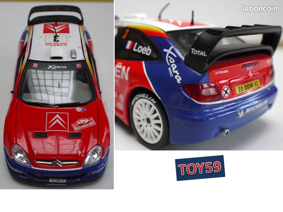 AUTOart Citroën Xsara WRC 2004 Monte-Carlo 1/43 - Modèle En Boîte