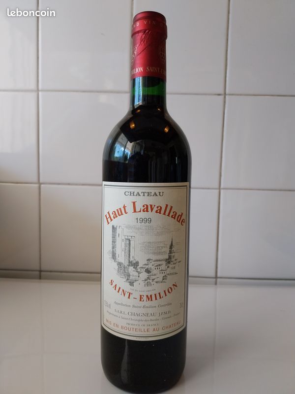 Carton de 6 Haut Lavallade 1999 St Emillion grand cru classé (image 3)