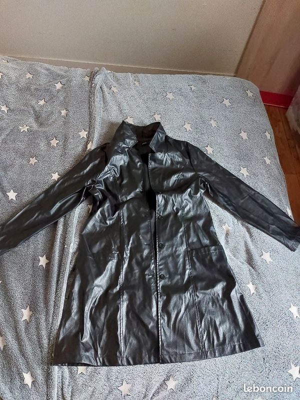 Manteau femme noir (image 1)