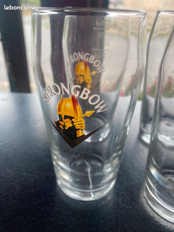 Lot 6 verres strongbow (image 2)