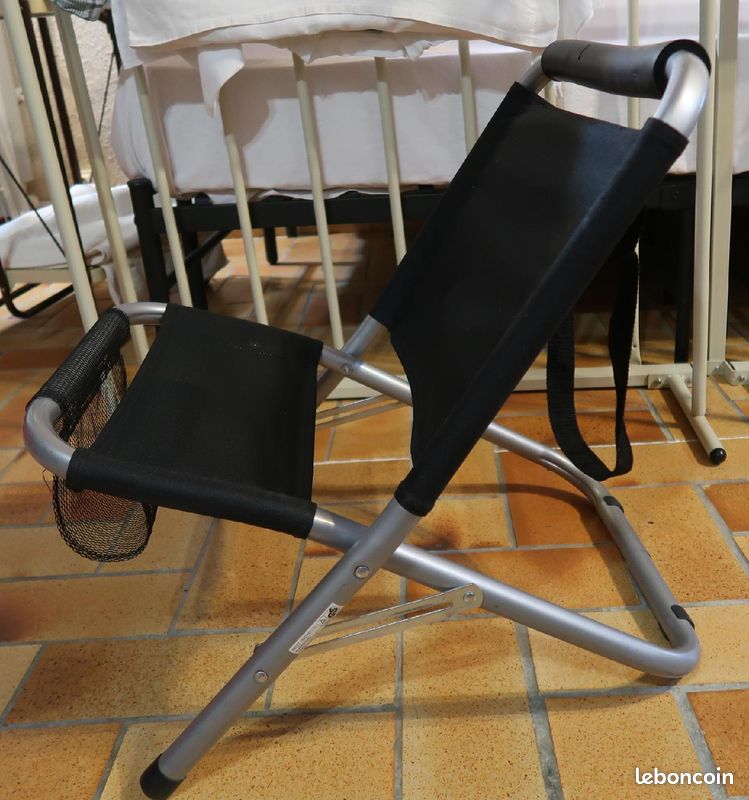 Fauteuil relax avec filets de rangement pêche camping c. NEUF (image 8)