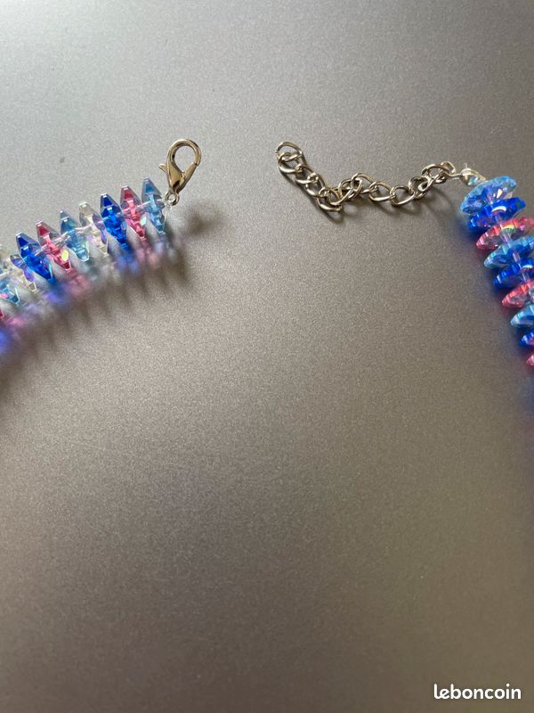 Très beau collier artisanale en cristal (image 7)