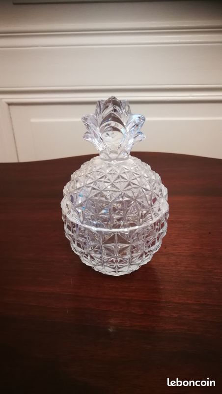 Bonbonnière cristal "ananas" (image 1)