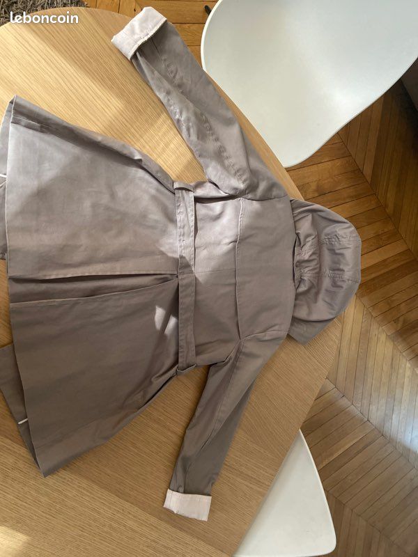Imperméable fille Jacadi bege et rose (image 2)