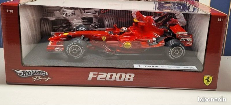 FERRARI F2008 RAIKKONEN GP F1 2008 F1 Creation Mattel Hotwheels 1/18 EUR 300,00 - FR
