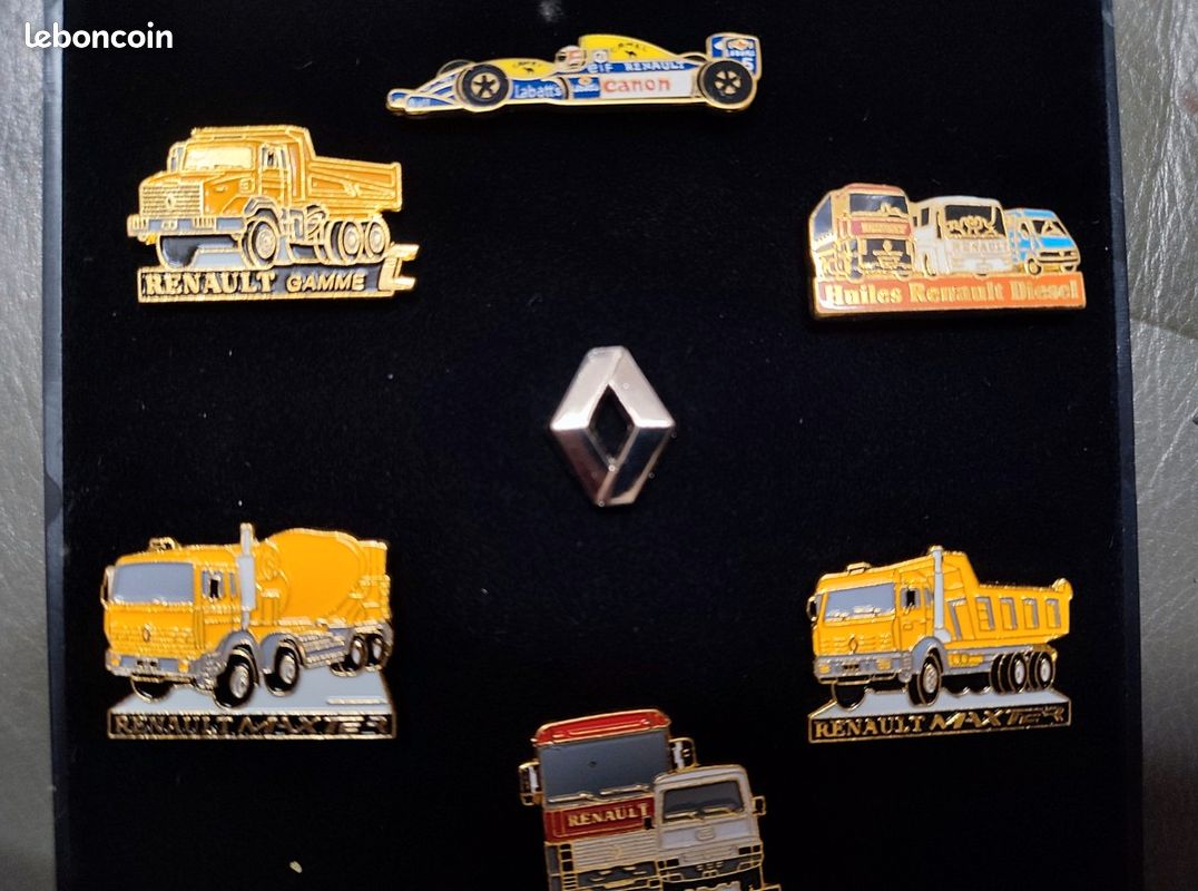Boite Collector 7 Pins rares Renault Trucks Excellent Etat (image 3)