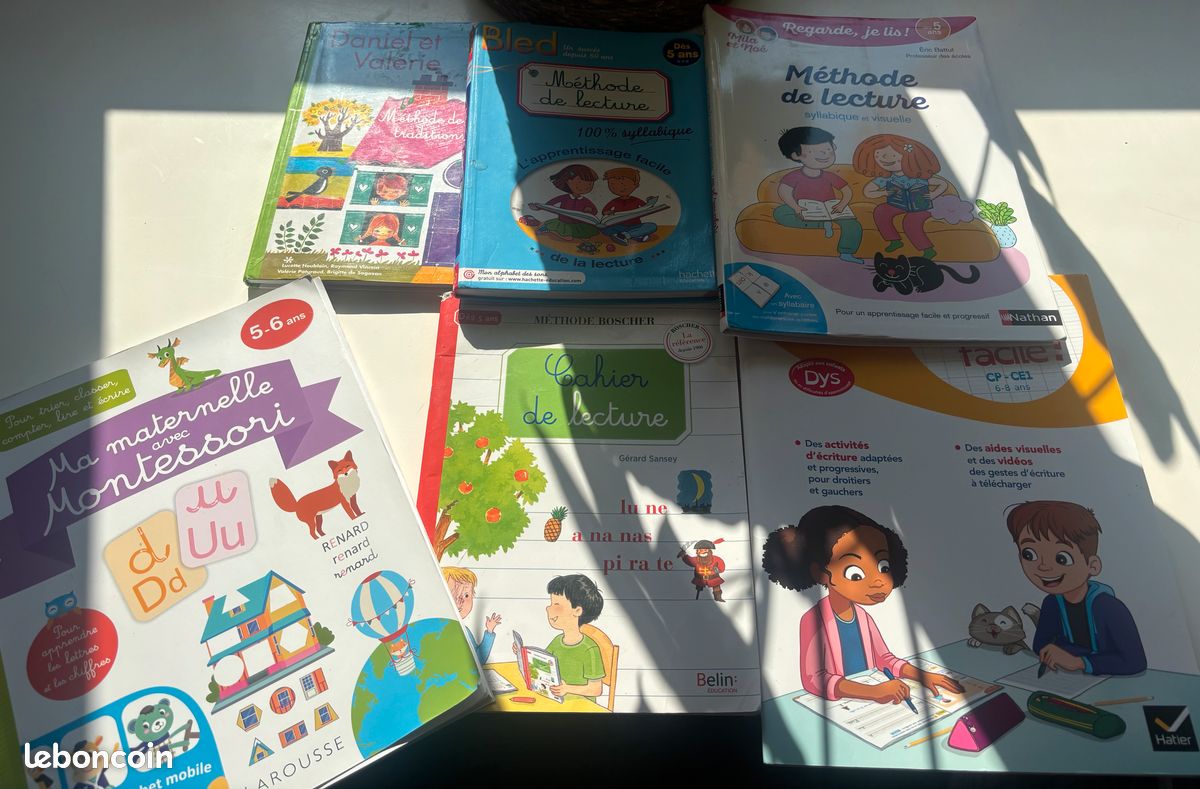 Lot 6 livres apprentissage lecture (image 1)