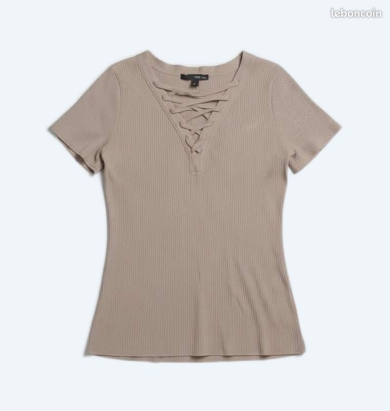 T-shirt beige (image 1)
