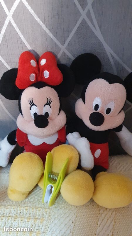 Peluches Mickey et Minnie (image 1)