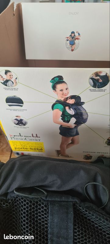 Porte bébé JPMBB noir (image 3)
