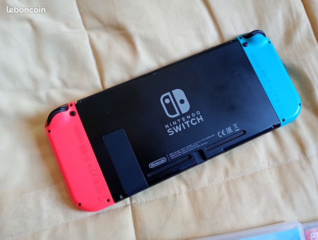CONSOLE nintendo switch avec 5 JEUX et une MANETTE (image 2)