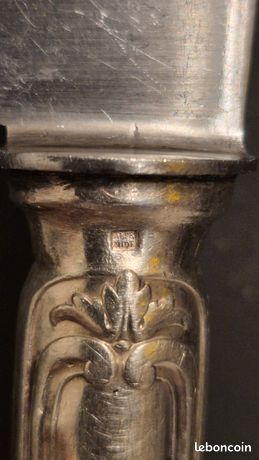 RARE GRAND COUTEAU A DECOUPER 32,7 cm CHRISTOFLE FRANCE