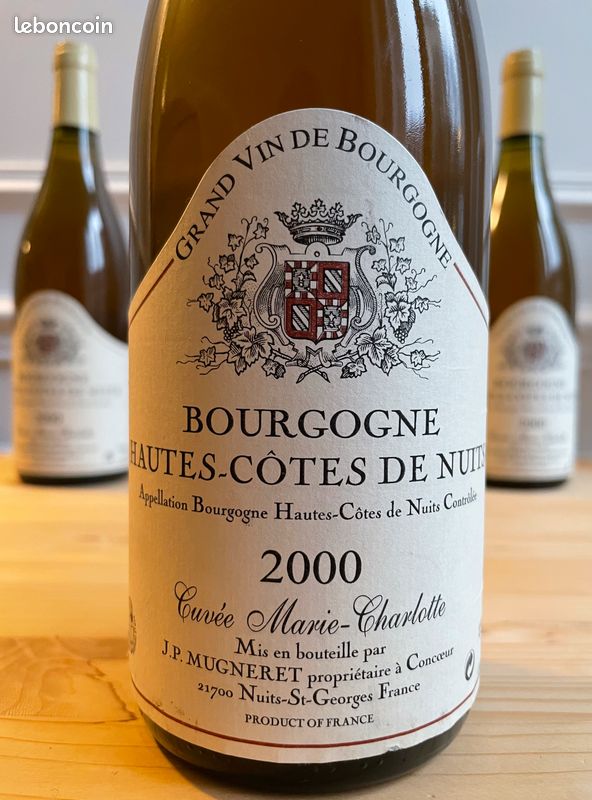 Bourgogne Hautes-Côtes de Nuits Blanc 2000 (image 4)