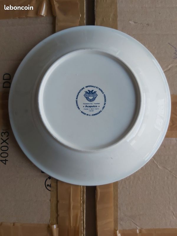 Assiette creuse de chez Villeroy et Boch au décor emblématique Acapulco. État neuf (image 2)