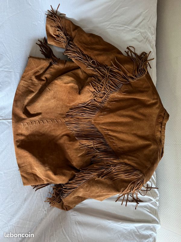 Veste Amérindienne Homme à Franges (image 2)