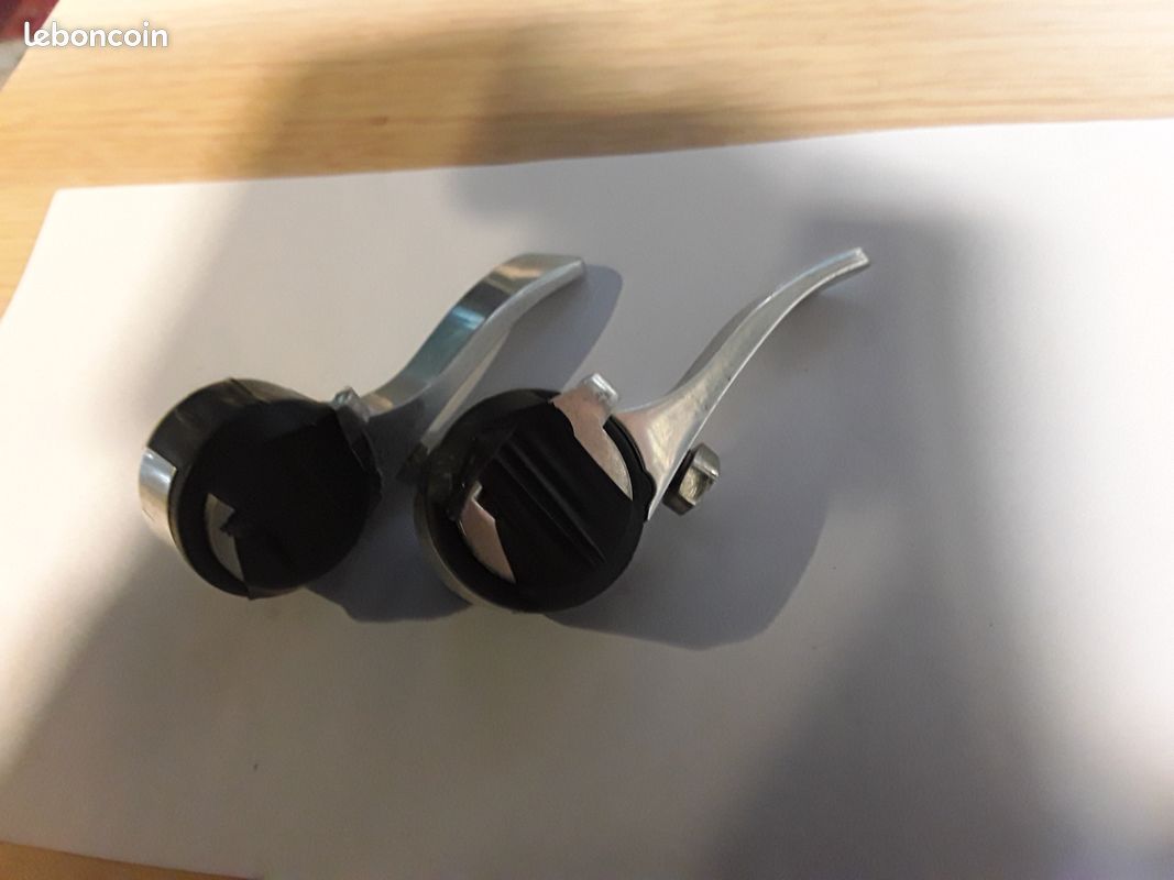 Manettes De Descente Ofmega Master – NOS Vintage Italie – Aluminium 6 Vitesses Pour Cadre