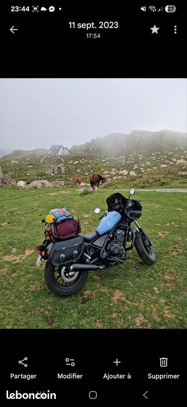 Moto Honda CMX 500 Rebel - Bleu America – 17 500 km (image 3)