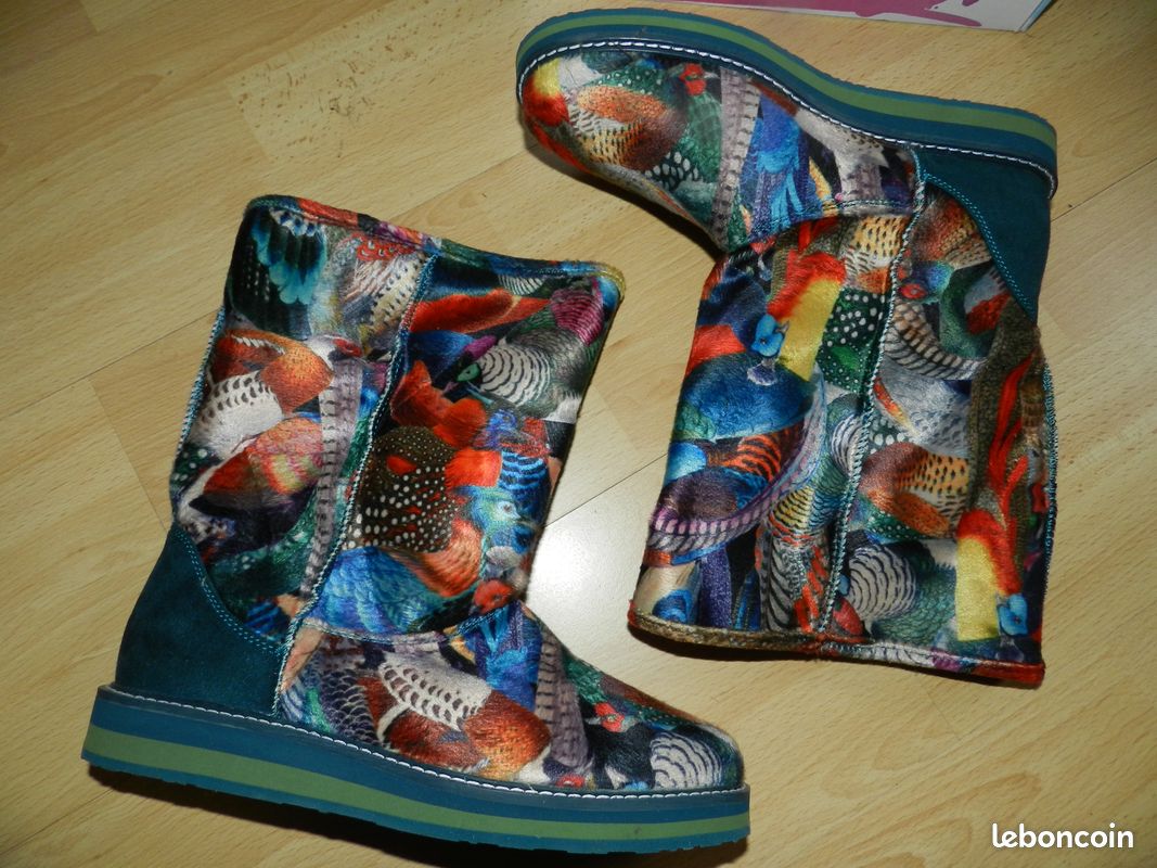 Bottes fourrées couleurs Desigual (image 2)