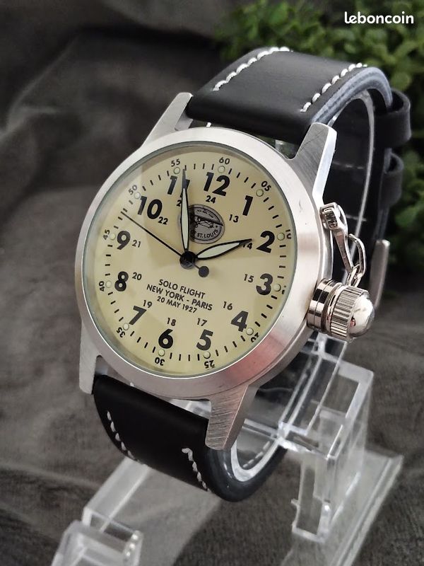 Montre Bracelet Pour Homme Spirit Of Saint Louis En Cuir - Neuve Sans étiquette